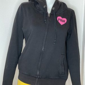 Black PINK Zip Up Hoodie